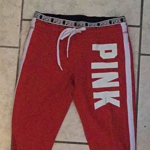 Pink red sport capri